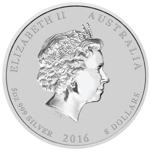 5 oz 2016 Lunar Year of the Monkey Silver Coin | Perth Mint