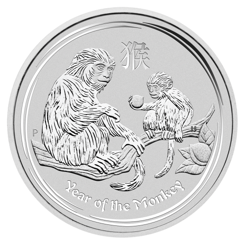 Pièce 2 onces d'argent Lunaire Année du Singe 2016 | Monnaie de Perth