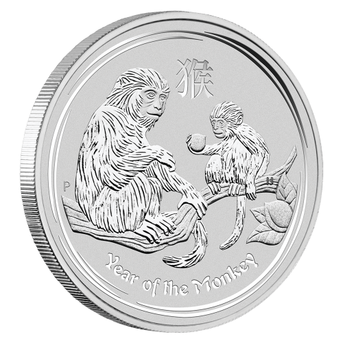 Pièce 2 onces d'argent Lunaire Année du Singe 2016 | Monnaie de Perth