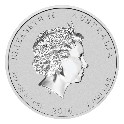 1 oz 2016 Lunar Year of the Monkey Silver Coin | Perth Mint