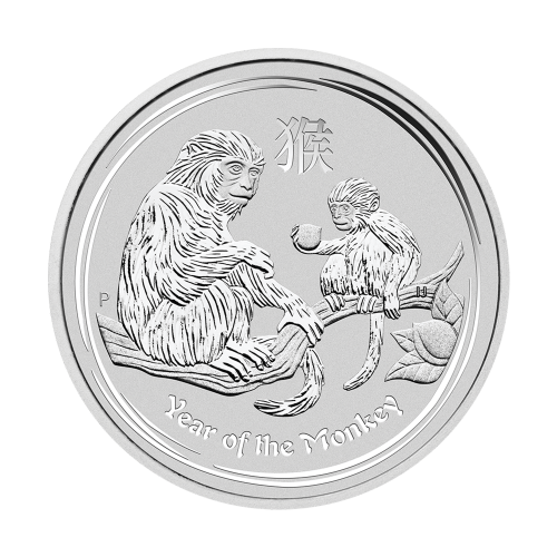 1/2 oz 2016 Lunar Year of the Monkey Silver Coin | Perth Mint