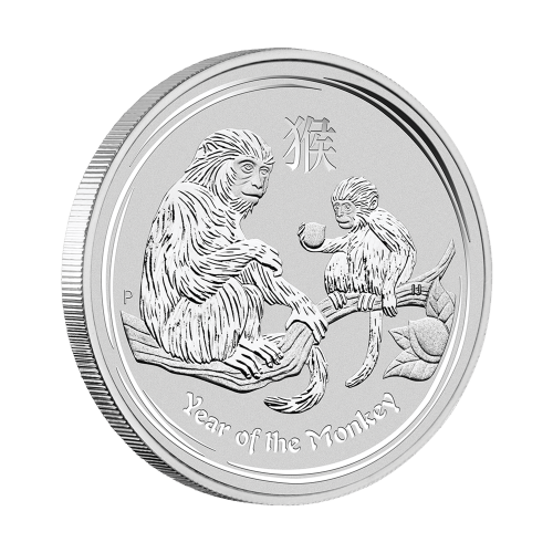 1/2 oz 2016 Lunar Year of the Monkey Silver Coin | Perth Mint