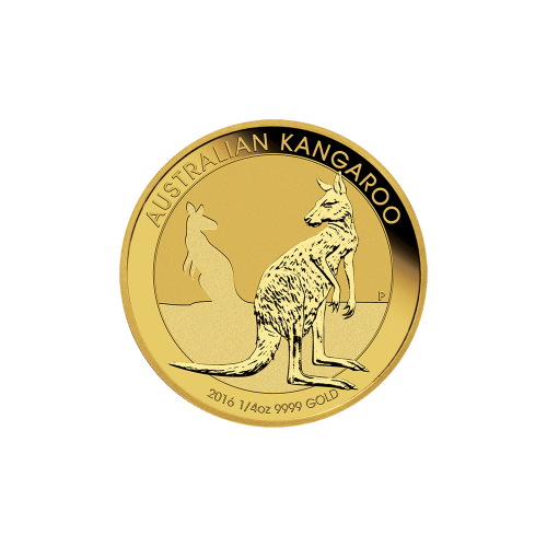 Pièce 1/4 once d'or Kangourou australien 2016 | Monnaie de Perth