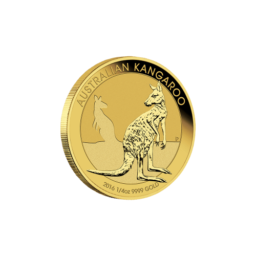 Pièce 1/4 once d'or Kangourou australien 2016 | Monnaie de Perth