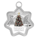 Pièce 1 once d'argent Épreuve numismatique en forme d'étoile de Noël 2015 | Monnaie de Perth
