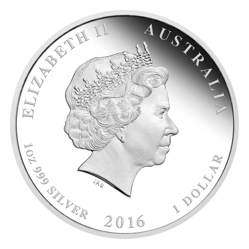 1 oz 2016 Lunar Year of the Monkey Colourized Silver Proof Coin | Perth Mint