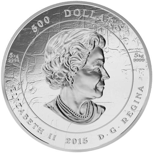 Pièce 5 kilos d'argent The Dance screen (The Scream Too) 2015 | Monnaie royale canadienne