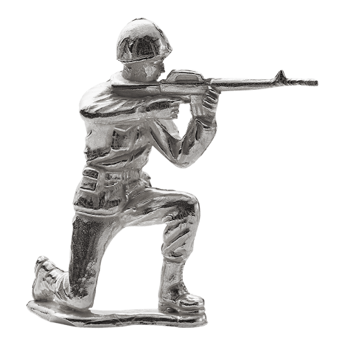 1 oz Army Men Rifleman Silver Soldier | Elemetal Mint