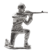 1 oz Army Men Rifleman Silver Soldier | Elemetal Mint