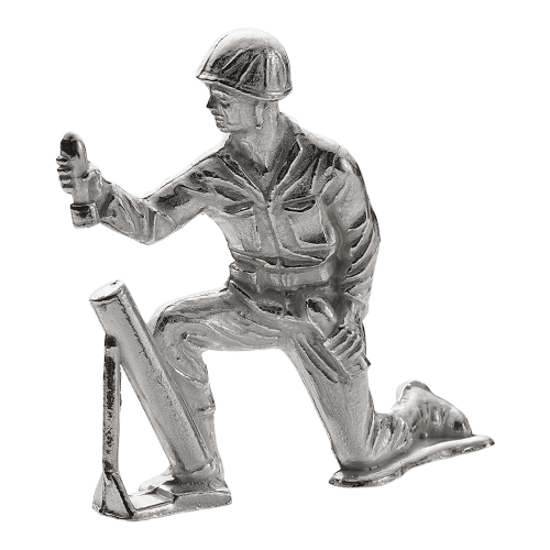 1 oz Army Men Gunner Silver Soldier | Elemetal Mint