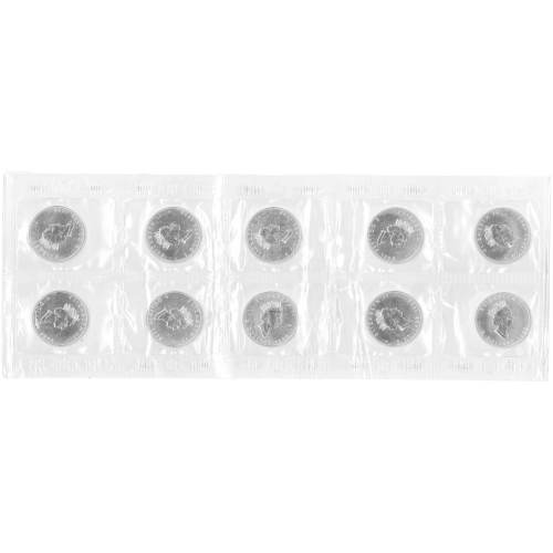 1 oz 1990 Canadian Maple Leaf Flex Sealed Silver Coin | Royal