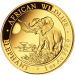 Pièce 1 once d'or Éléphant d'Afrique somalien 2016