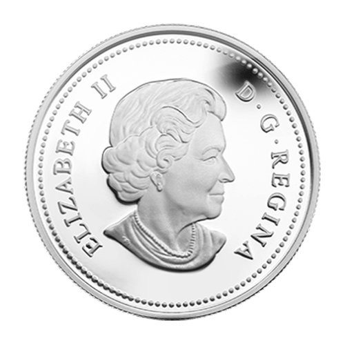 Pièce 1 once d'argent Épreuve numismatique Hockey sur étang 2014