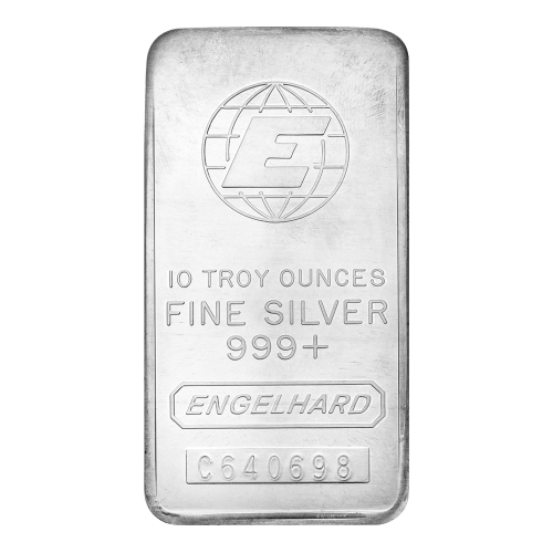 Lingot 10 onces d'argent | Engelhard