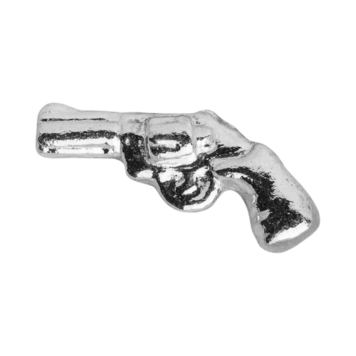 38 g Hand Poured Silver Revolver | Monarch Precious Metals