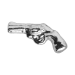 38 g Hand Poured Silver Revolver | Monarch Precious Metals