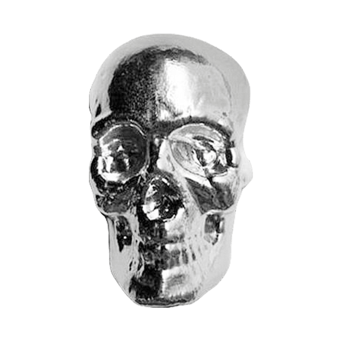 3 oz Hand Poured Silver Skull | Monarch Precious Metals