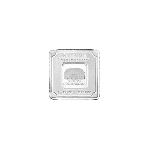 Lingot 1 gramme d'argent | Geiger Edelmetalle
