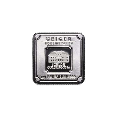 5 gram Silver Bar | Geiger Edelmetalle
