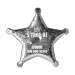 5 oz Hand Poured Sheriff Badge | Monarch Precious Metals
