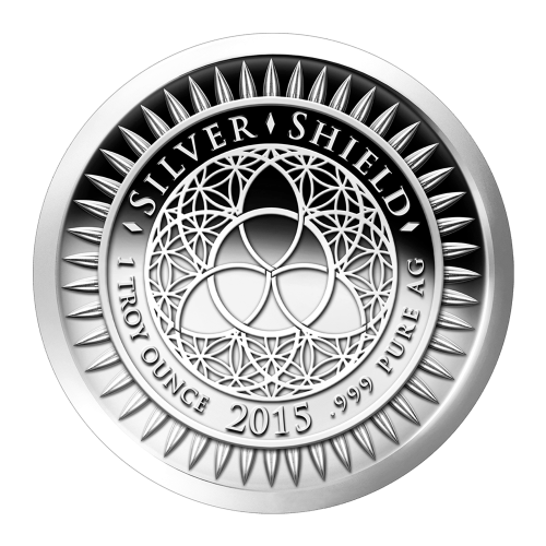Ronde 1 once d'argent Semblable à Épreuve numismatique Le consumérisme joyeux 2015