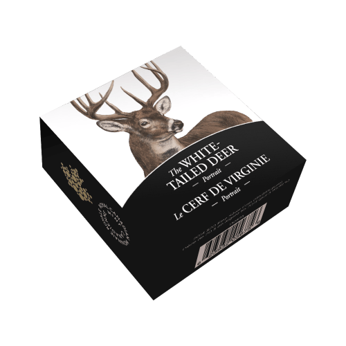 1 oz 2014 White-Tailed Deer: Portrait Silver Proof Coin | Royal Canadian Mint