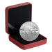 Pièce 1 once d'argent Épreuve numismatique Cerf de Virginie : Femelle et ses petits 2014