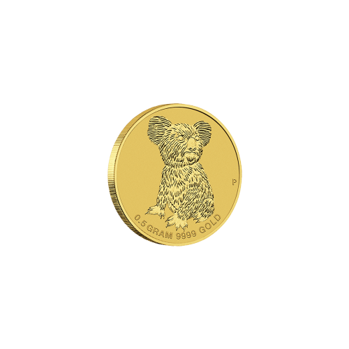 Pièce 0,5 gramme en or Mini Koala 2015 | Monnaie de Perth