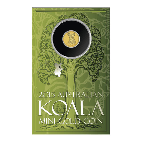 Pièce 0,5 gramme en or Mini Koala 2015 | Monnaie de Perth