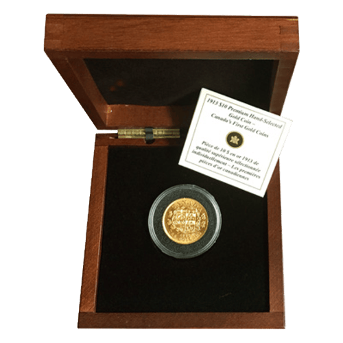 1913 $10 Premium Hand Select Canada Gold Reserve Coin