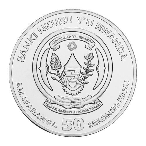 Pièce 1 once d'argent Guépard africain Rwanda 2013