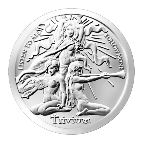 1 oz 2015 Silver Shield Trivium Girls Silver Round | Silver Shield