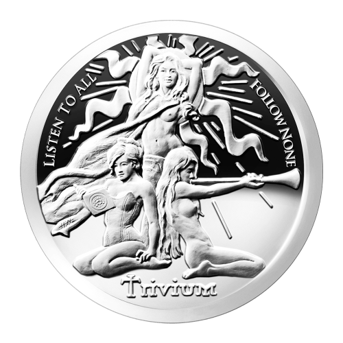 1 oz 2015 Silver Shield Trivium Girls Silver Proof-Like Round