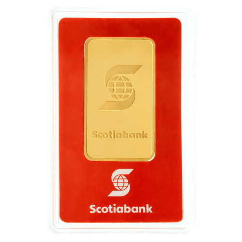 1 oz Scotiabank Gold Bar | Valcambi