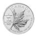 Pièce 1 once d'argent Feuille d'érable canadienne Marque d'atelier Olympiques 2008