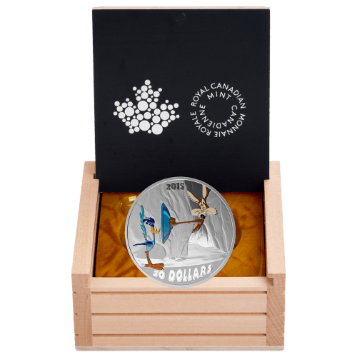 2 oz 2015 Looney Tunes™ Classic Scenes | Fast and Furry-ous Silver Coin