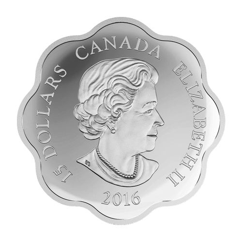 2016 Year of the Monkey Lotus Shaped Silver Proof Coin | Royal Canadian Mint