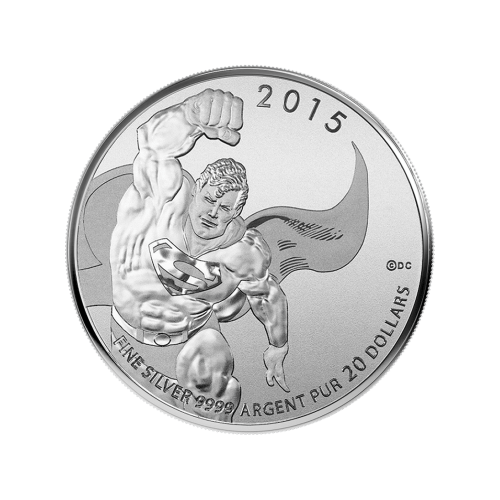 1/4 oz 2015 $20 for $20 Superman Silver Coin