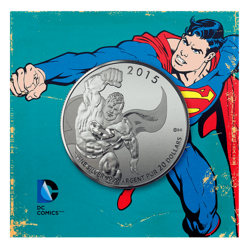 1/4 oz 2015 $20 for $20 Superman Silver Coin