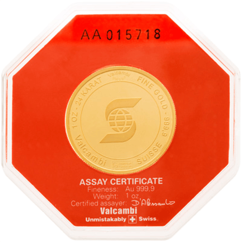 1 oz Scotiabank Gold Round | Valcambi