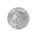 1/4 oz Incuse Indian Mint Error Silver Round