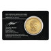Pièce 1 once d'or Feuille d'érable canadienne dans une carte Certicard | Monnaie royale canadienne