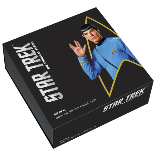 1 oz 2015 Star Trek Spock Silver Proof Coin | Perth Mint