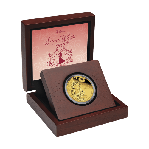 Pièce 1/4 once d'or Épreuve numismatique Princesse Disney - Blanche Neige 2015