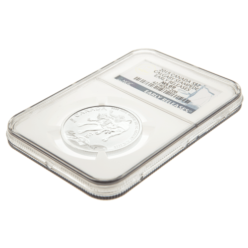 1/2 oz 2015 Calgary Stampede MS-69 Blue Label (Early Releases) Silver Coin | Royal Canadian Mint