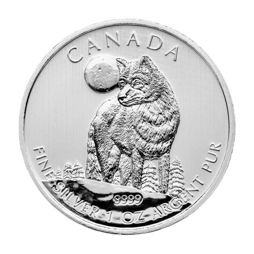 1 oz 2011 Timber Wolf Silver Coin | Royal Canadian Mint | Silver
