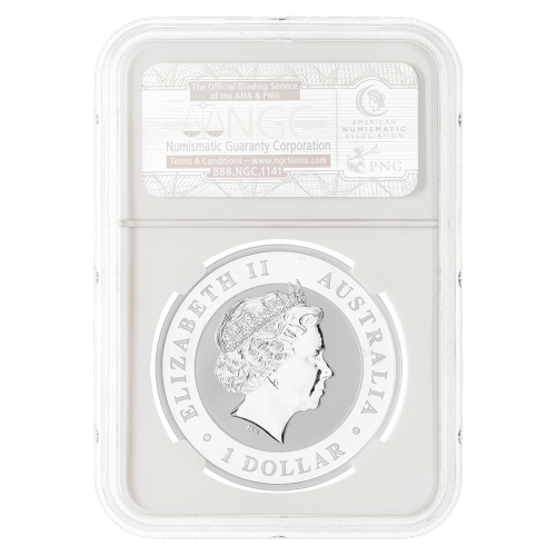 Pièce 1 once d'argent Kookaburra australien NGC MS-69 (Premières 2500 pièces frappées) 2014 | Monnaie de Perth