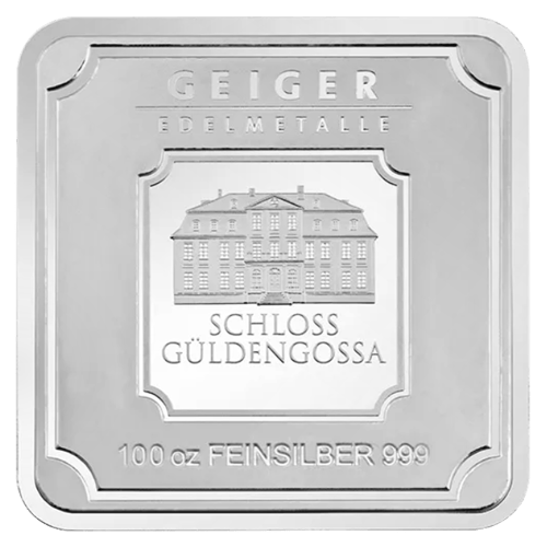 100 oz Silver Bar | Geiger Edelmetalle