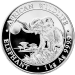 Pièce 1 kilo d'argent Éléphant africain Somalie 2016