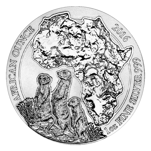 1 oz 2016 African Meerkat Silver Coin | Rwanda